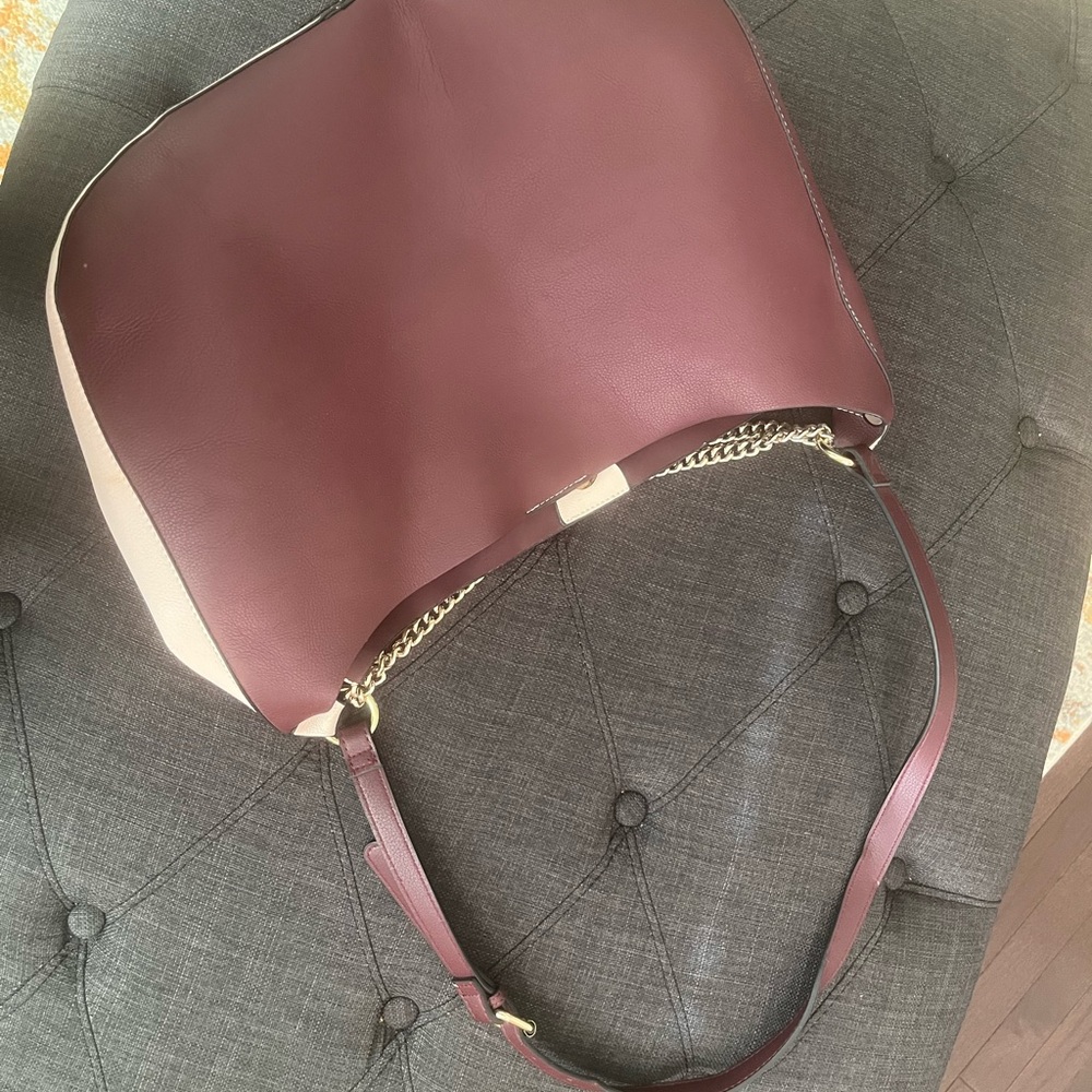 Zara Brown and Cream Hobo Bag
